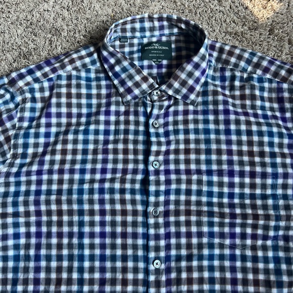 Rodd & Gunn Gingham Plaid Button Down Shirt 3XL No Flaws Sports Fit - Picture 1 of 7